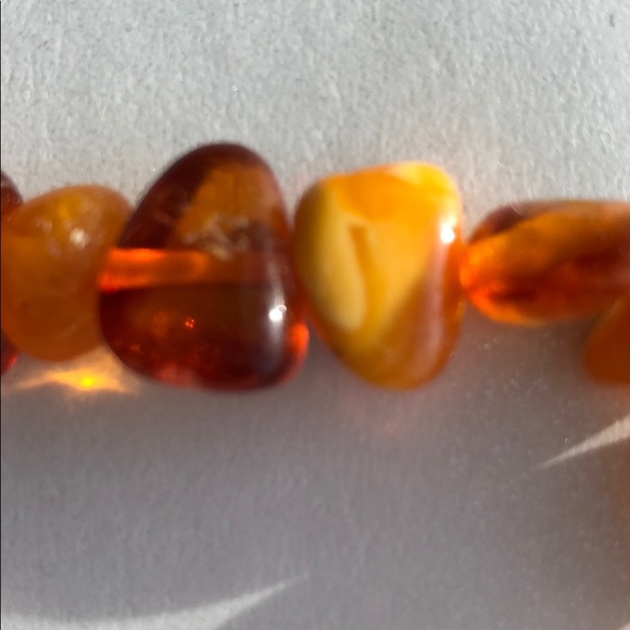 Vintage Baltic Amber necklace Soviet USSR Kaliningrad Amber Factory - Picture 5 of 8
